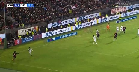 Diego Farias Goal - Cagliari 3-3 Sassuolo 22.12.2016