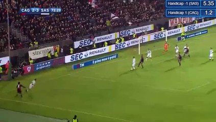 Diego Farias Goal HD - Cagliari 3-3 Sassuolo - 22.12.2016 HD