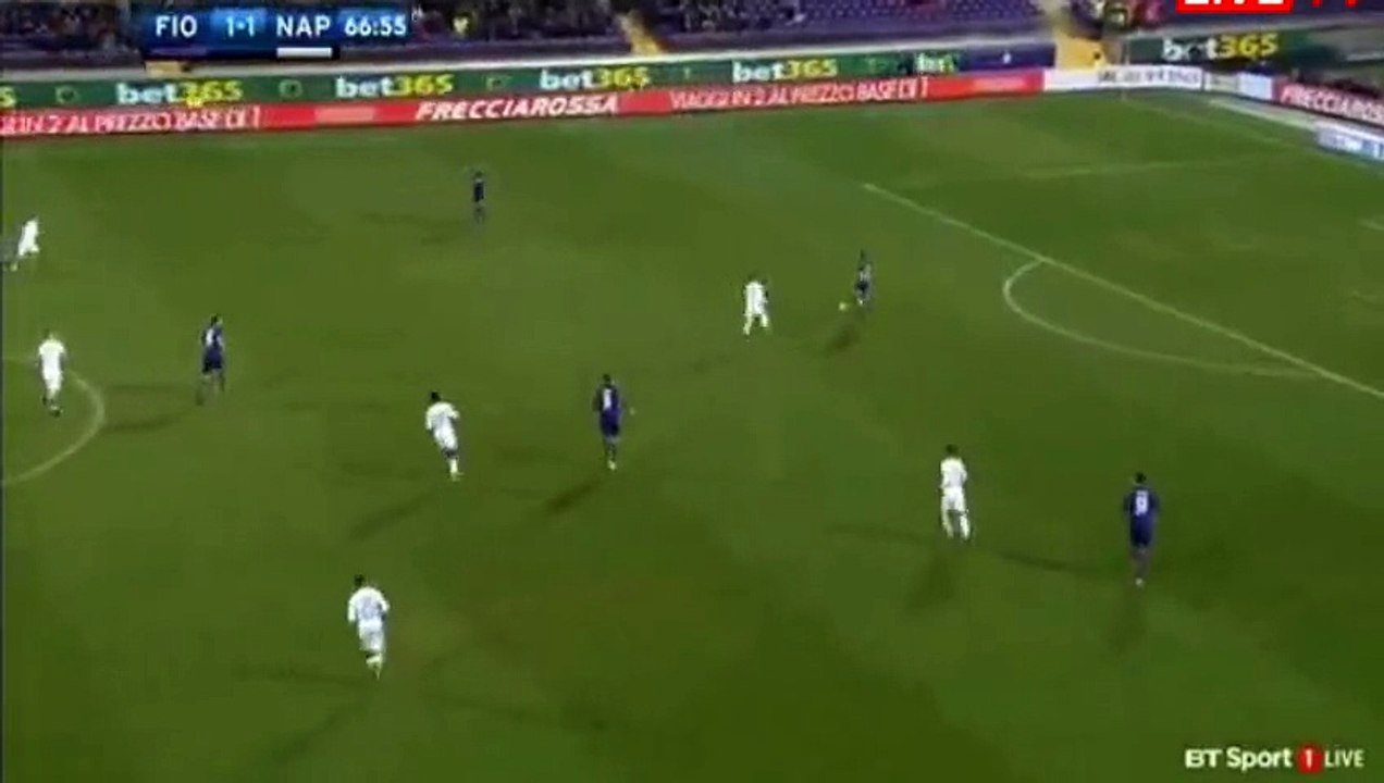 Dries Mertens GOAL - Fiorentina	1-2	Napoli 22.12.2016