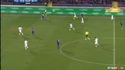 Mauro Zarate GOAL - Fiorentina	3-2	Napoli 22.12.2016