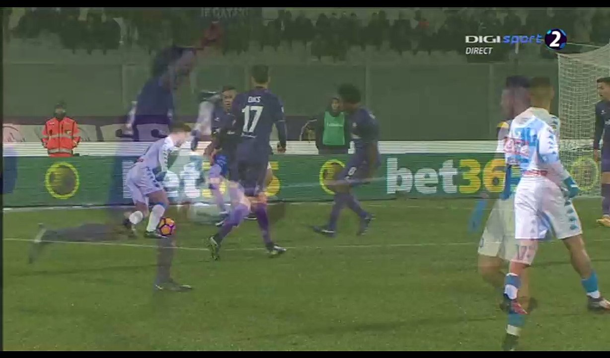 Manolo Gabbiadini Goal HD - Fiorentina 3-3 Napoli - 22.12.2016