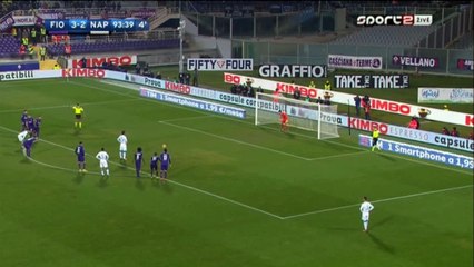 Manolo Gabbiadini Penalty Goal HD - Fiorentina 3-3 Napoli 22.12.2016