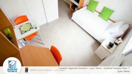 Location logement étudiant - Lyon 7ème - Cardinal Campus Floor 7