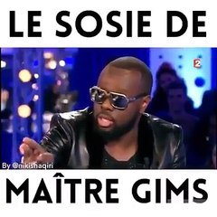 Le sosie blanc de Maitre Gims c'est MAJK haha :)