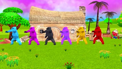Colors Elephant Finger Family | Dinosaurs Lion Finger Family | Animals Nursery Rhymes Collection