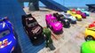 Disney Pixar Cars Fun Custom Colors Lightning McQueen!! HULK CARS SMASH PARTY 2!
