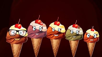 The Finger Family Ice Cream Family Nursery Rhyme | Ice Cream Finger Family Songs For kidz