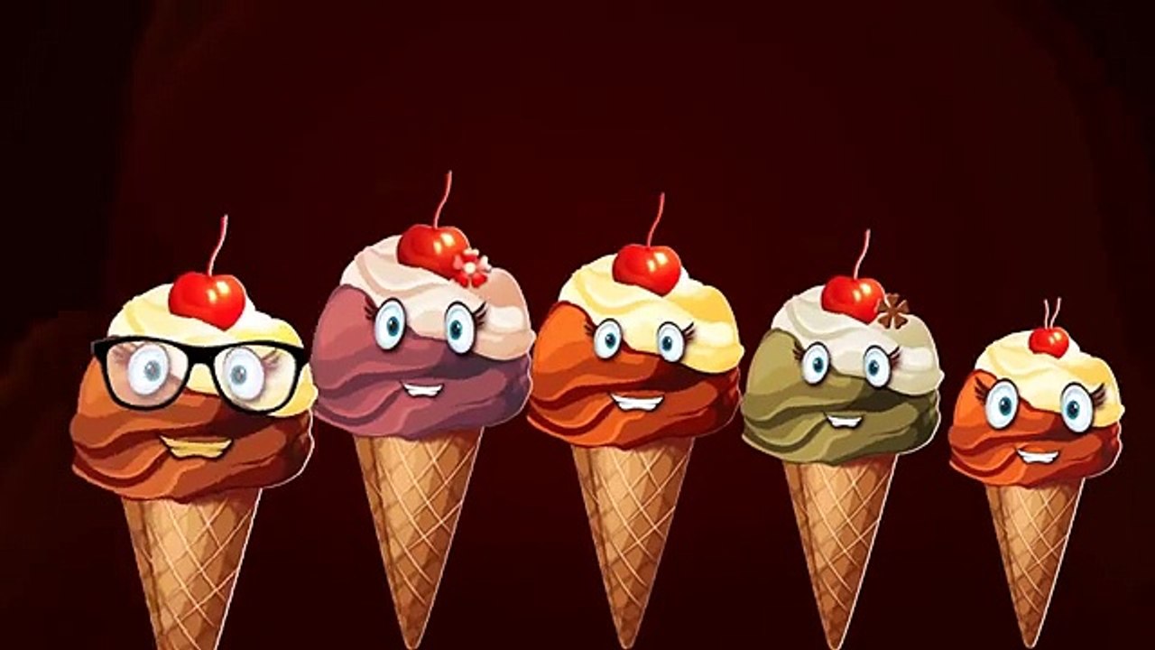 The Finger Family Ice Cream Family Nursery Rhyme | Ice Cream Finger Family Songs For kidz