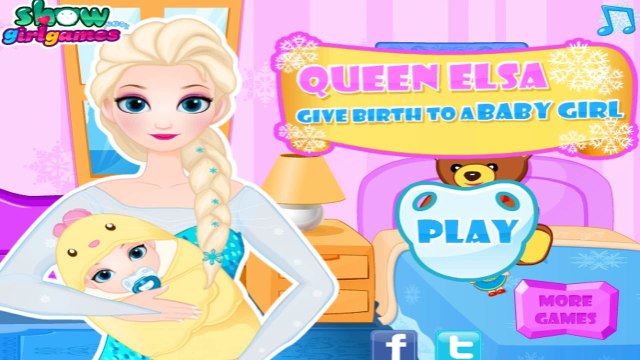 Queen Elsa Give Birth | Best Game for Little Girls - Baby Games To Play