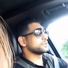 Boxer Amir Khan and his wife enjoying in a car