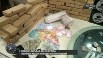 Em Curitiba, bandidos presos entregavam drogas até em hospital