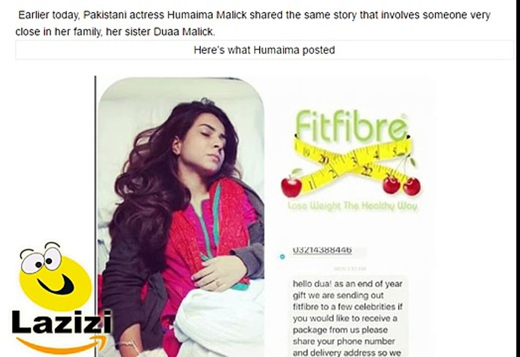 Dua Sister of Humaima Malik is Fighting For Life After Using Weight Loss Product - YouTube