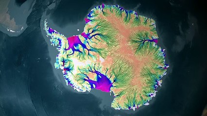 Antarctique - mouvements de glace