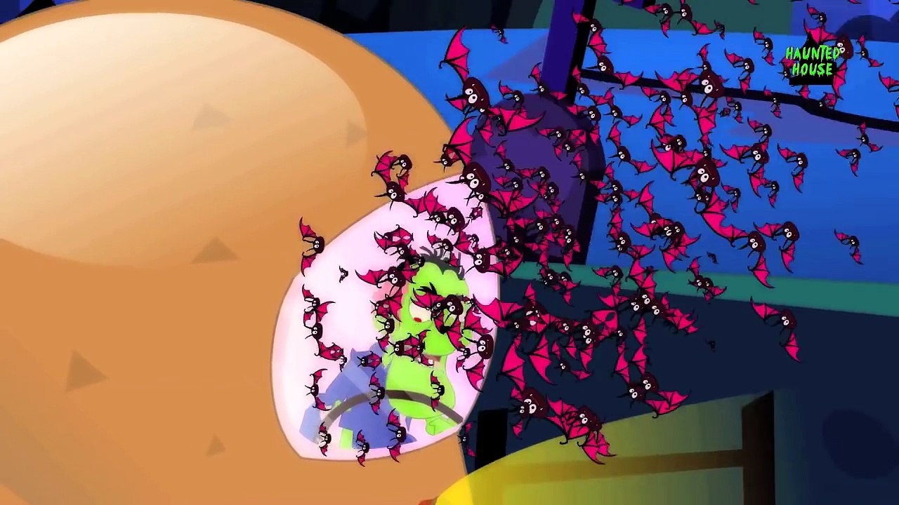 Wheels on the bus go round and round | Scary Nursery rhymes and kids videos for toddlers