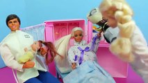 Barbie Pregnant Baby Birth Story 4 Doctor Elsa DisneyCarToys Disney Frozen Prince Hans amp