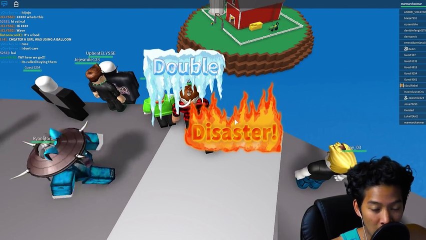 Disaster Strikes Ft Guava Juice Gaming Roblox Video Dailymotion - guava juice roblox hide and seek with marlin