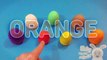 Learn Colours with Play Doh Surprise Eggs! Opening Eggs and Spelling Colours with toys! Lesson 2
