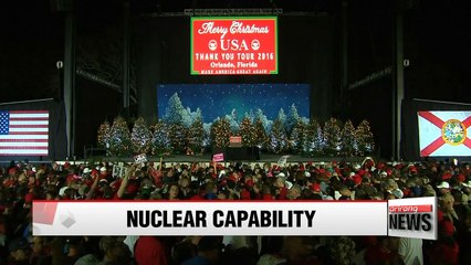 Trump calls for strengthening and expanding U.S. nuclear capability