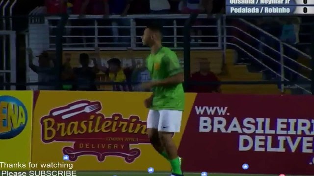 Gabriel Jesus Goal Neymar JR vs Robinho 0-1 (Ousadia x Pedalada) 2016