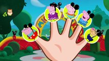 PEPPA PIG MICKEY MOUSE Family Finger Song Nursery Rhymes Lyrics For Daddy Finger More Família