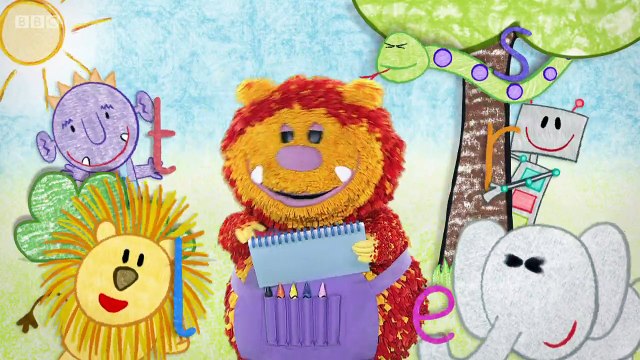 cBeebies Children Cartoon . Get Squiggling! Letters . s01e08 . Letter H