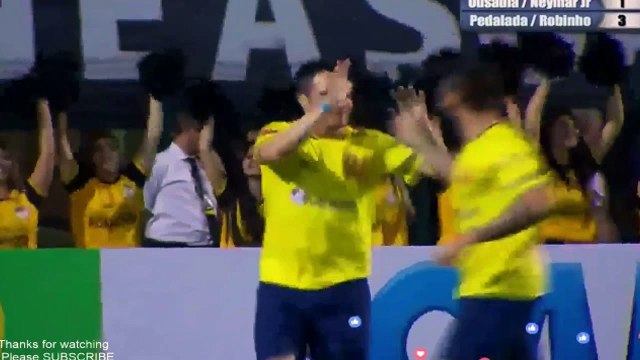 Falcao Goal Neymar JR vs Robinho 2-3 (Ousadia x Pedalada) 2016 HD