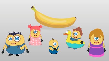 Minion Banana Funny Daddy Finger - Finger Family Songs - Finger Family Collection