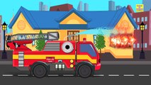 Fire Truck | Formation Cartoon And Uses For CHildren