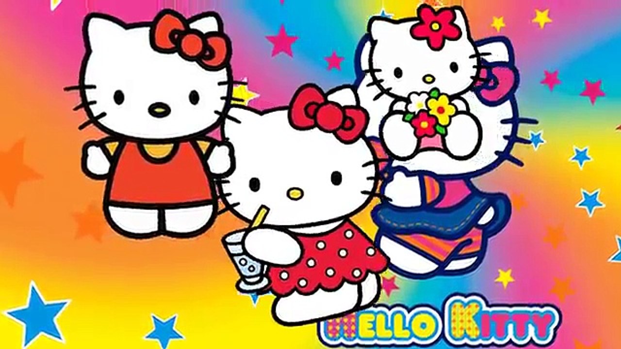 Finger Family Hello Kitty Baby Rhymes for Children Hello Kitty Song