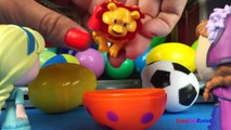Surprise Eggs Frozen Castle - Easter Bunny Eggs Mickey Mouse Masha & Bear Princess Rapunzel Shopkins