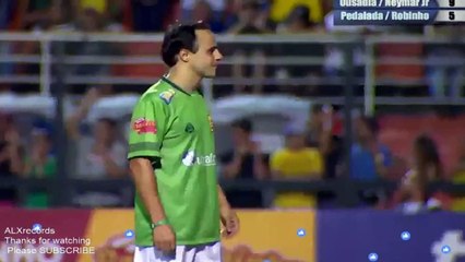 Felipe Massa Goal (after 3 tryes) Neymar vs Robinho 9-6 (Ousadia x Pedalada) 2016 HD