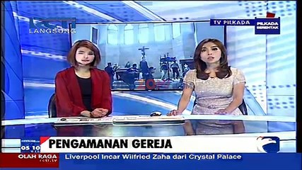 Tim Gegana Jatim Lakukan Pengamanan di Tujuh Gereja