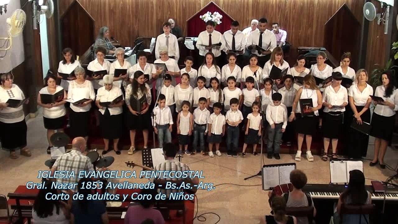 Iglesia Evangelica Pentecostal. Alabanza Coro y coro de niños(2). 04-12-2016