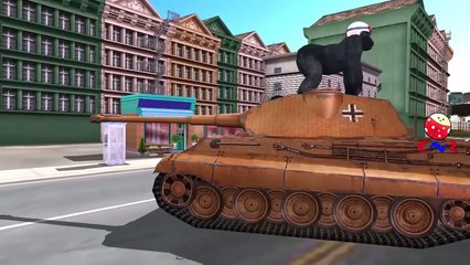 Finger Family Rhymes for Children King Kong 3D Cartoons | Finger Family Children Nursery Rhymes