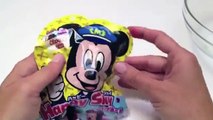 Mickey & Minnie Mouse surprise eggs playdoh and bath balls