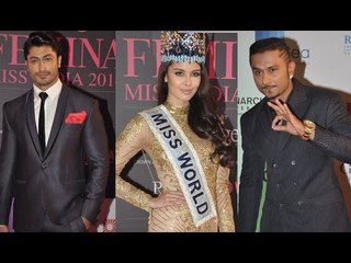 Celebs At the Femina Miss India, 2014 Red Carpet