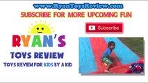 GIANT INFLATABLE SLIDE for kids Little Tikes 2 in 1 Wet 'n Dry Bounce Children play center 04