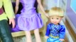 Frozen PLAY DOH Princess Anna Barbie Parody Tangled Mother Gothel GARBAGE TRUCK Toby AllToyCollector