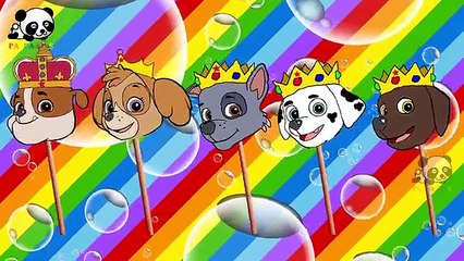 #Paw Patrol Princess #Lollipops #Finger Family Songs #Nursery Rhymes Lyric & More Panda Kids