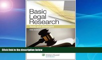 Buy NOW  Basic Legal Research: Tools and Strategies, Fifth Edition (Aspen Coursebook) Amy E.