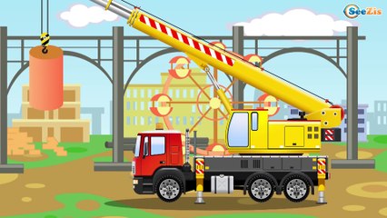 Carros de carreras rojo - Carritos para niños - Caricatura de carros