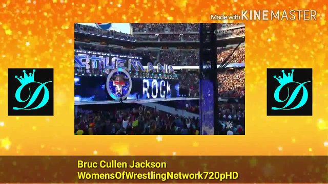 WWE WrestleMania 31 The Rock, Ronda Rousey, HHH & Stephanie Segment
