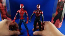 Review Ultimate Spider Man Miles Morales Peter Parker Marvel Legends Series Space Venom BAF Revision Español