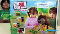 Family Fun Game for Kids Bad Dog Eggs Surprise Opening Toys Cars Learn Colors and Counting Numbers