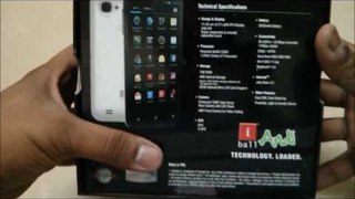 iball Andi 4.5d quadro Unboxing and Hands on Review