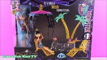 Monster High Oasis Cleo De Nile Play Set! Real Bubbling Swimming Pool!TOY REVIEW UnBoxing Opening