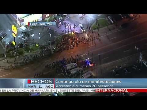 Continúan manifestaciones en Ferguson