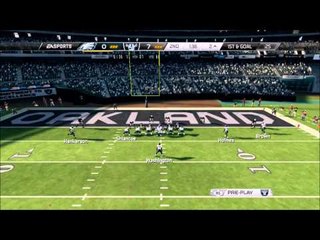 playing madden25 week9 raiders vs eagles in regular season and season 3