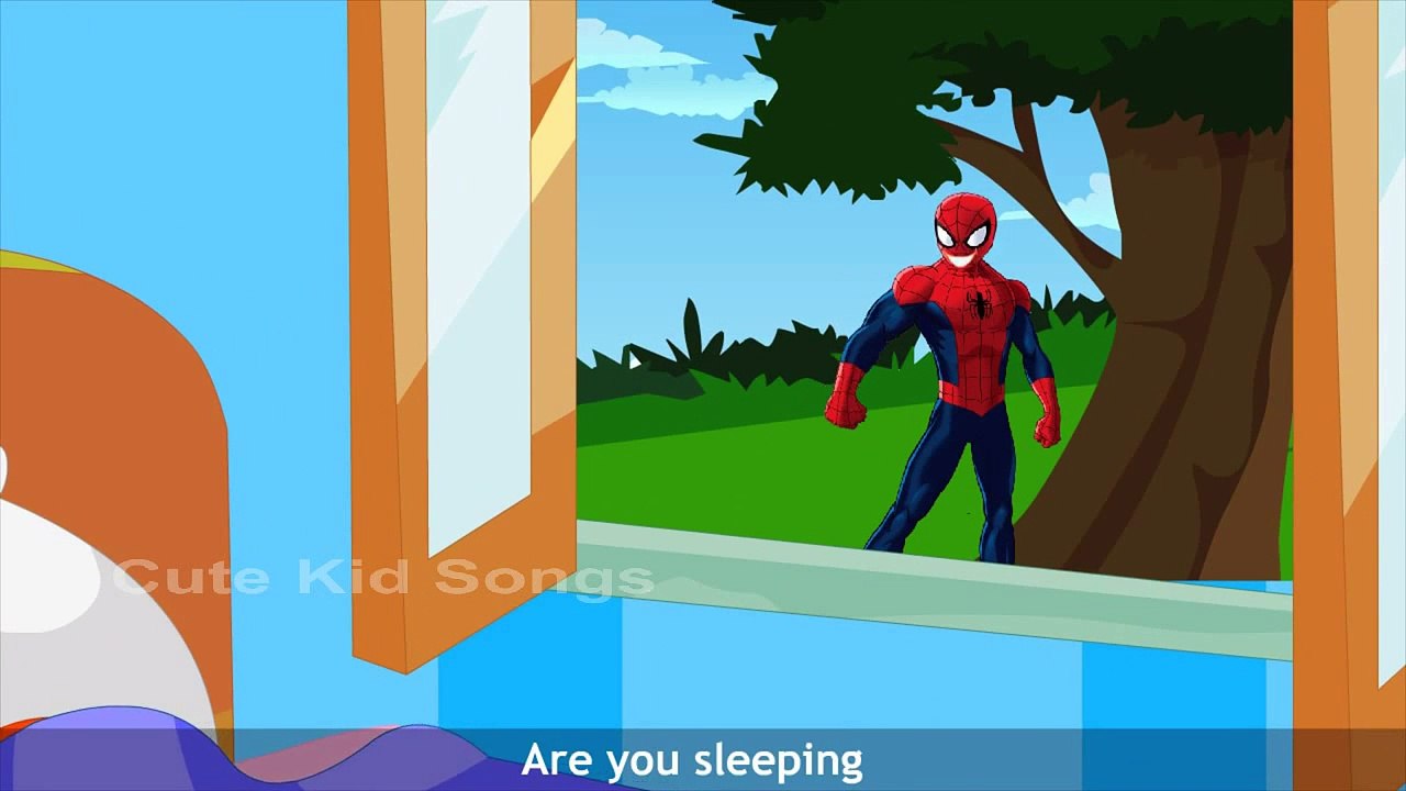 Spider Man Are You Sleeping | 3D Animation Nursery Rhymes | Most Popular Spider Man Rhymes For Kids