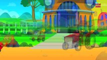 Little Red Car Rhymes - Little Red Car And The Haunted House Monster Truck In The Haunted Island